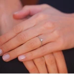0,15 Karat Diamant Solitärring