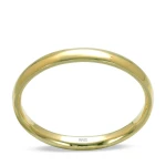 Gold Ehering Gewölbt Herren Modell