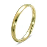 3-Steine Diamant Gold Ehering Gewölbt Damenmodell 3-Steine Diamant Gold Ehering Gewölbt Damenmodell