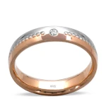 14 Karat Gold Verlobung/Nişan Diamant Damenmodell