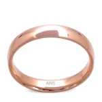 Roséfarbener Ehering Herren Modell