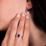 Diamant Tropfen Saphir Ohrring Zwolle Diamant Tropfen Saphir Ohrring Zwolle
