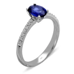 1,22 Karat Diamant Saphir Ring 1,22 Karat Diamant Saphir Ring