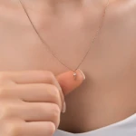 Diamant Fisch Kette