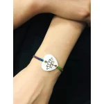 Herz-Muttermuschel Gold Lotusblumen Armband Herz-Muttermuschel Gold Lotusblumen Armband