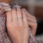 0,37 Karat Diamant Fantasie Solitärring