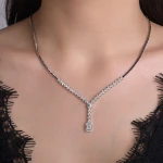 Diamant Baguette Fantasie Collier
