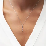 Diamant Fantasie Baguette Kette