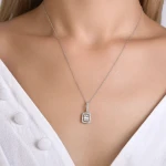 Diamant Fantasie Baguette Kette