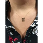 Adinkra Goldkette Weisheitssymbol (Mate Masie) Adinkra Goldkette Weisheitssymbol (Mate Masie)