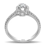 0,47 Karat Fantasie Diamant Solitärring 0,47 Karat Fantasie Diamant Solitärring