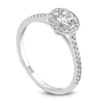 0,38 Karat Diamant Fantasie Solitärring