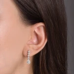 Diamant Fantasie Ohrring Diamant Fantasie Ohrring