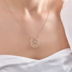 Keltisches Freundschaftssymbol Goldkette