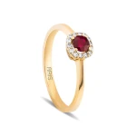 Diamant Rubin Ring