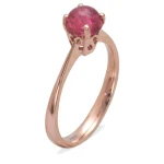 1,08 Karat Pinker Topas Goldring 1,08 Karat Pinker Topas Goldring