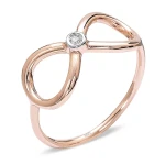 Diamant Rotgold Ring Diamant Rotgold Ring