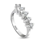 1,00 Karat Diamant-Fünfstein-Ring