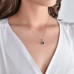 Saphir Diamant Kette Saphir Diamant Kette