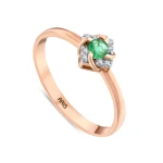 0.16 karat Diamant Ring Aus Gold Fuer Damen 0.16 karat Diamant Ring Aus Gold Fuer Damen