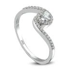 0,28 Karat Diamant Solitärring Aprilia 0,28 Karat Diamant Solitärring Aprilia