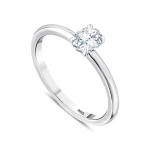 0,30 Karat Diamant Solitär Ring Oval
