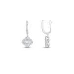Charmy Baguette Glanz Diamant-Ohrringe Charmy Baguette Glanz Diamant-Ohrringe