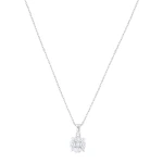0,49 Karat Effect Diamant-Halskette