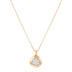 0,07 Karat Effect Diamant-Halskette