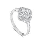 0,34 Karat Charmy Diamantring mit Baguette 0,34 Karat Charmy Diamantring mit Baguette