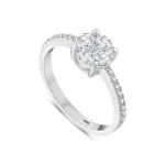 0,58 Karat Effect Diamantring