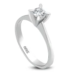 0,30 Karat D-Farbe Diamant Solitär-Ring 0,30 Karat D-Farbe Diamant Solitär-Ring