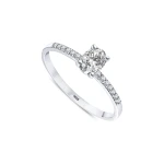 L’oval 0,43 Karat Ovaler Solitär Diamantring L’oval 0,43 Karat Ovaler Solitär Diamantring