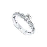 L’oval 0,58 Karat Ovaler Solitär Diamantring L’oval 0,58 Karat Ovaler Solitär Diamantring