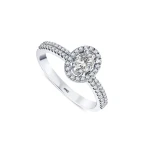 L’oval 0,61 Karat Ovaler Solitär Diamantring L’oval 0,61 Karat Ovaler Solitär Diamantring