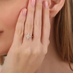 L’oval 1,27 Karat Ovaler Diamantring im Vintage-Stil mit internationalem Zertifikat L’oval 1,27 Karat Ovaler Diamantring im Vintage-Stil mit internationalem Zertifikat