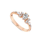 L’oval 0,59 Karat Ovaler Diamantring