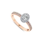 L’oval 0,57 Karat Ovaler Design-Diamantring L’oval 0,57 Karat Ovaler Design-Diamantring