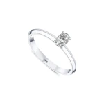 L’oval 0,30 Karat Ovaler Solitär Diamantring