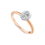 L’oval 0,39 Karat Ovaler Solitär Diamantring L’oval 0,39 Karat Ovaler Solitär Diamantring