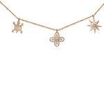 Diamant Gold Talisman Symbolkette Diamant Gold Talisman Symbolkette