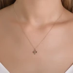 Diamantkette mit Adinkra Lebenssymbol (Bese Saka) Diamantkette mit Adinkra Lebenssymbol (Bese Saka)