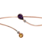 Diamant Armband mit bunten Steinen