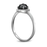 Schwarzer Diamant mit Diamant Schwarzer Diamant mit Diamant