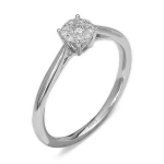 0,14 Karat Diamant Effect Ring 0,14 Karat Diamant Effect Ring