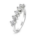 Diamant 5-Steine Miracle Ehering (0,75 Ct.)