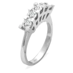 Diamant Fünfstein Ehering (1,25 Ct.)