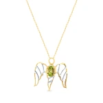 Heilungsengel Peridot Gold Halskette (Israfil) Heilungsengel Peridot Gold Halskette (Israfil)