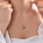 Heilungsengel Peridot Gold Halskette (Israfil) Heilungsengel Peridot Gold Halskette (Israfil)