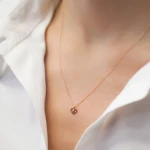 Herz Rot Goldkette Herz Rot Goldkette